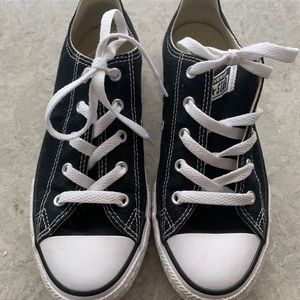 Like New! Kids’ Black and White Converse Size 2